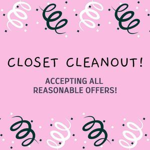CLOSET CLEANOUT!